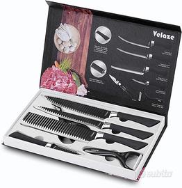 NUOVO-Set Coltelli, Coltelli Cucina Set 7 Pezzi