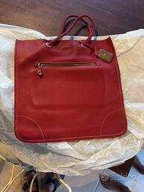 Borsa Tote CAR SHOE (Prada) Vera Pelle Rossa NUOVA