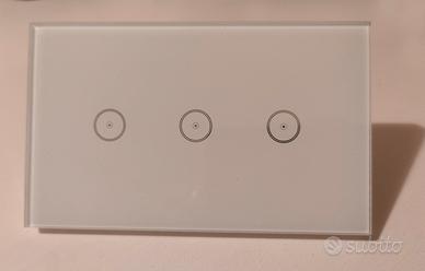 Interruttore smart Jinvoo 3 tasti bianco