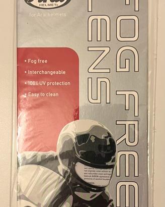 PINLOCK Fog Free Lens for ARAI Helmets