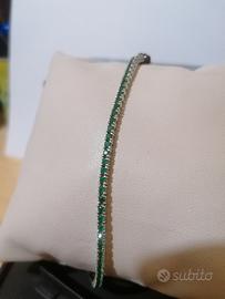 comete Gioielli bracciale tennis argento NUOVO