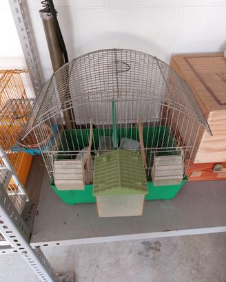 3 piccole gabbie per canarini