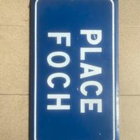 Targa stadale epoca vintage smaltata