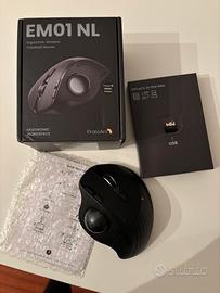 ProtoArcEM01 NL Ergonomic Wireless Trackball Mouse