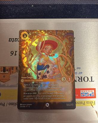 LUFFY GOLD SP OP17 + JESSIE 203/224 GOLD LORCANA