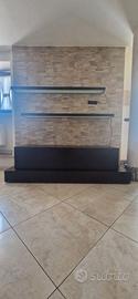 Mobile tv con mensole led