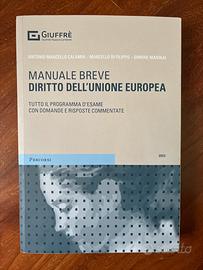 Manuale diritto dell’Unione europea