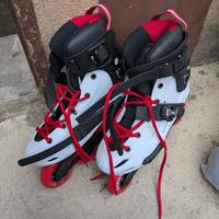 Pattini roller OXELO MF500
bianco-rosso