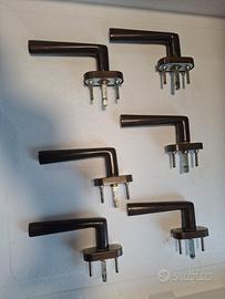 6 maniglie  in ottone finestra e portafinesta