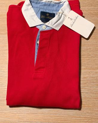 Brooks Brothers maglia rugby cotone size 50, Large