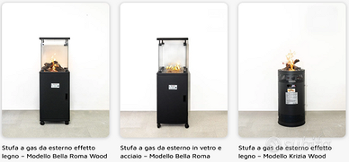 Stufe da esterno e da interno.