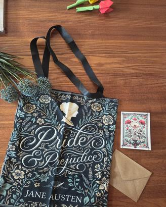 Tote bag Borsa ORGOGLIO PREGIUDIZIO Jane Austen 