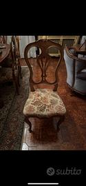 Set sedie classiche intagliate a mano (6)