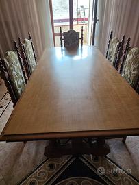 TAVOLO CLASSICO + SEDIE 