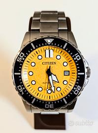 Citizen automatico GialloNJ0170-83Z Come Nuovo