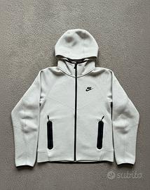 felpa nike  tech bianca taglia S