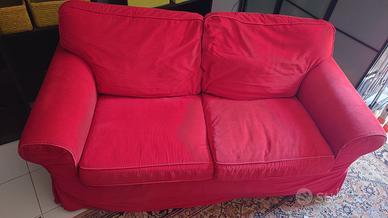 Divano 2 posti Ikea Ektorp colore rosso
