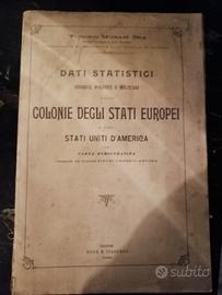Dati statistici colonie stati europei. 1900