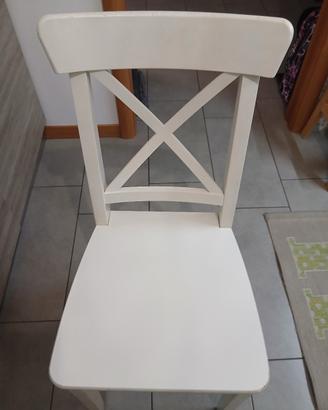 Sedie bianche Ikea 