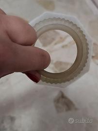 campane  in vetro per lampadario con le pale