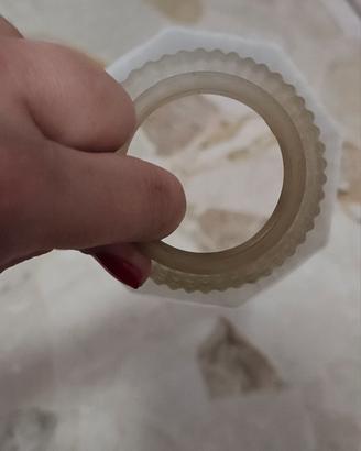 campane  in vetro per lampadario con le pale