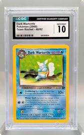 Dark Wartortle 46/82 Team Rocket 2000 – CGC 10