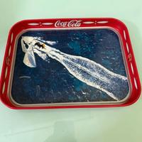 Lotto 3 Vassoi Coca-Cola Vintage – Verde Natale Ba