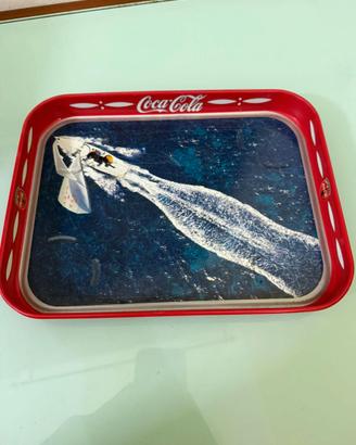 Lotto 3 Vassoi Coca-Cola Vintage – Verde Natale Ba