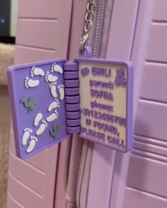 Etichetta valigia personalizzata 3D