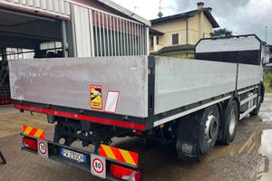 Cassone fisso con pali per trasporto ferro 7,10 mt