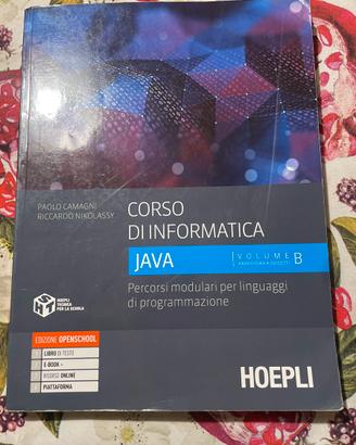 Libro informatica Java – Hoepli Volume B (usato)