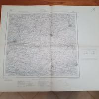 Mappa militare IGM   scala 1/100000  LUCCA