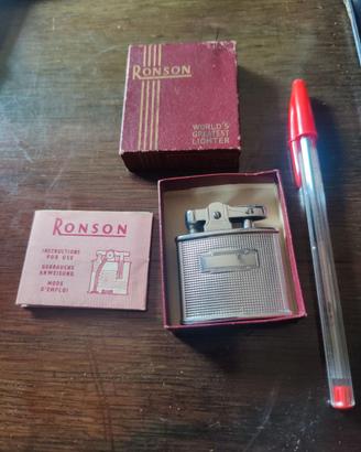 Ronson Cadet Accendino Vintage anni '50 completo