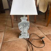 Lampada stile shabby.