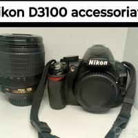 Nikon D3100 con obiettivi  FOTOCAMERA DIGITALE 