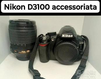 Nikon D3100 con obiettivi  FOTOCAMERA DIGITALE 