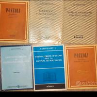 libri pianoforte 🎹 e solfeggio 