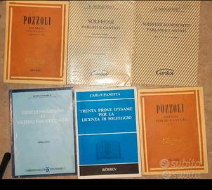 libri pianoforte 🎹 e solfeggio 