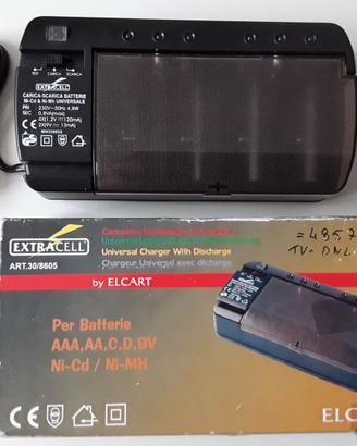 CARICA BATTERIE UNIVERSALE  NI-CD &  NI-MH