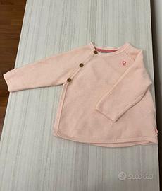 Pullover Obaibi - 6/9 Mesi - Rosa - Come Nuovo
