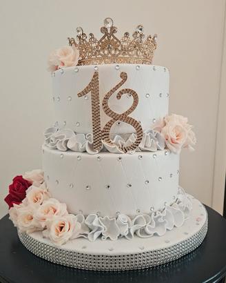 TORTA SCENOGRAFICA COMPLEANNO 18 ANNI