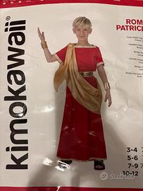 Costume carnevale antico romano taglia 7/9