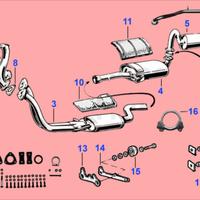 SILENZIATORE ANTERIORE ALFA ROMEO GT 1300-1600-200