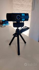 Webcam Full-HD 1080p con treppiedi -  NUOVA