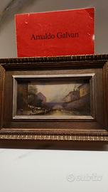 Dipinti n.2 olio su tela di Arnaldo Galvan