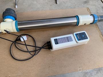 Trattamento con raggi UV  piscina Puriq Bright