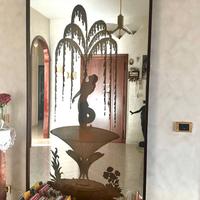 Specchio Fioriera con Luce Integrata vintage