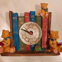 Orologio da tavolo orsacchiotti vintage.