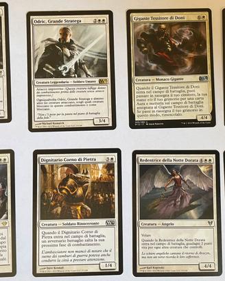 Lotto 20 carte Magic the Gathering Bianche