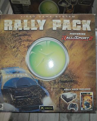 Xbox con due joypad e vari giochi